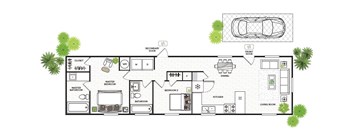 2 Bedrooms, 2 Bathrooms