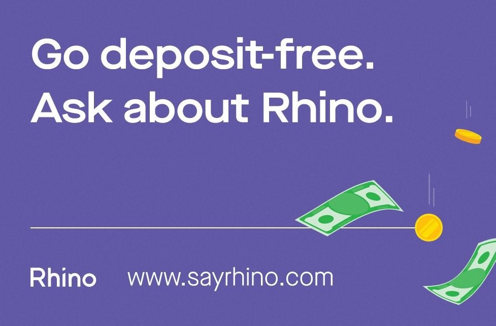 go deposit free ask about rhino graphic with dollar bills and a coin
