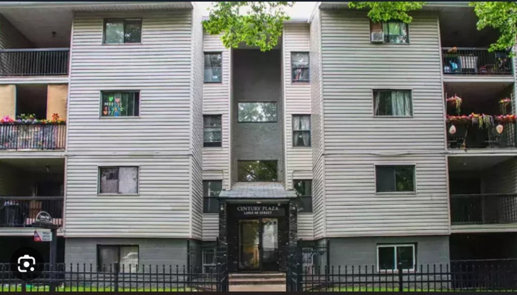 the building where the apartment is located