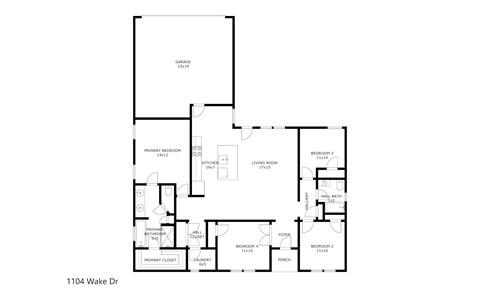 1104 Wake 4 Beds Apartment for Rent