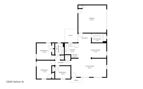 12645 Hallum St 3 Beds Apartment for Rent