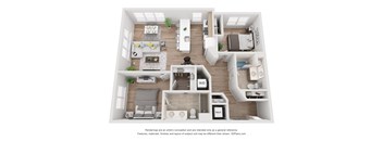 Avenue G | 2 Bed/2 Bath-BW-06.1