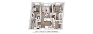 Avenue G | 2 Bed/2 Bath-BW-08.1