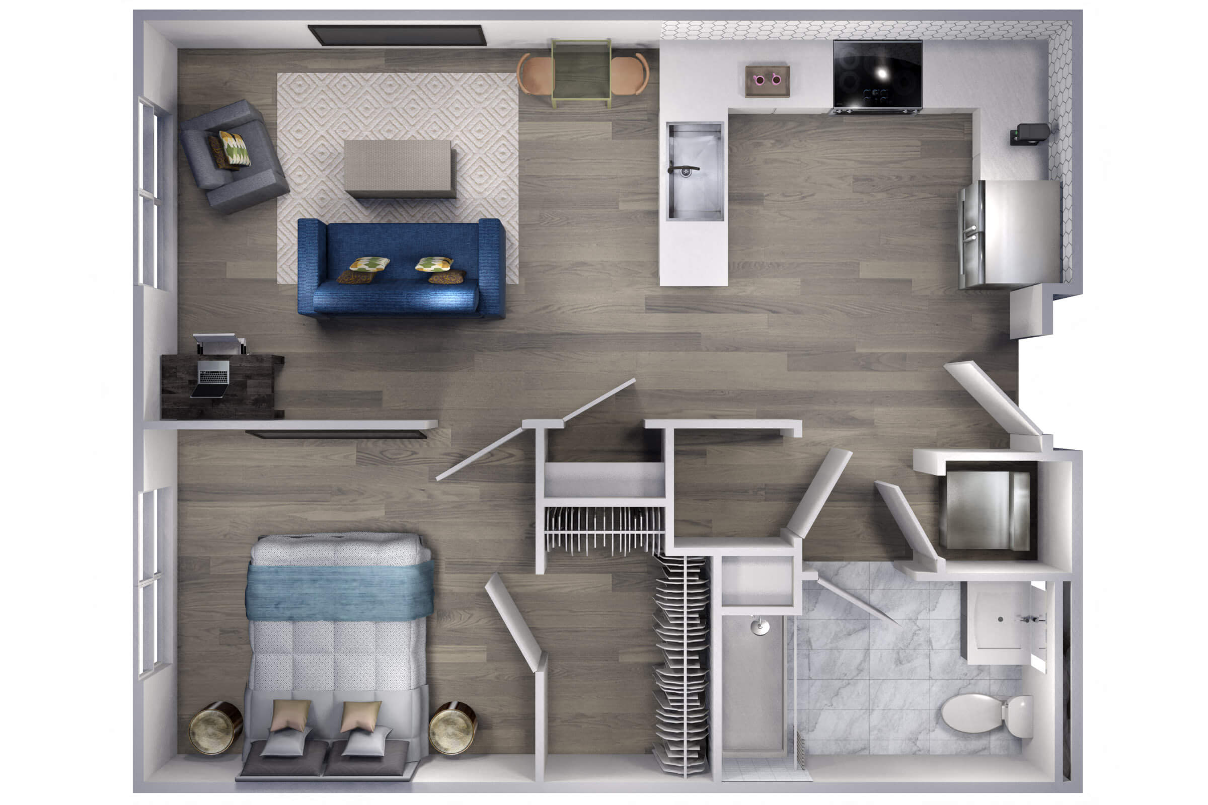 Avenue F | 1 Bed/1 Bath-A1