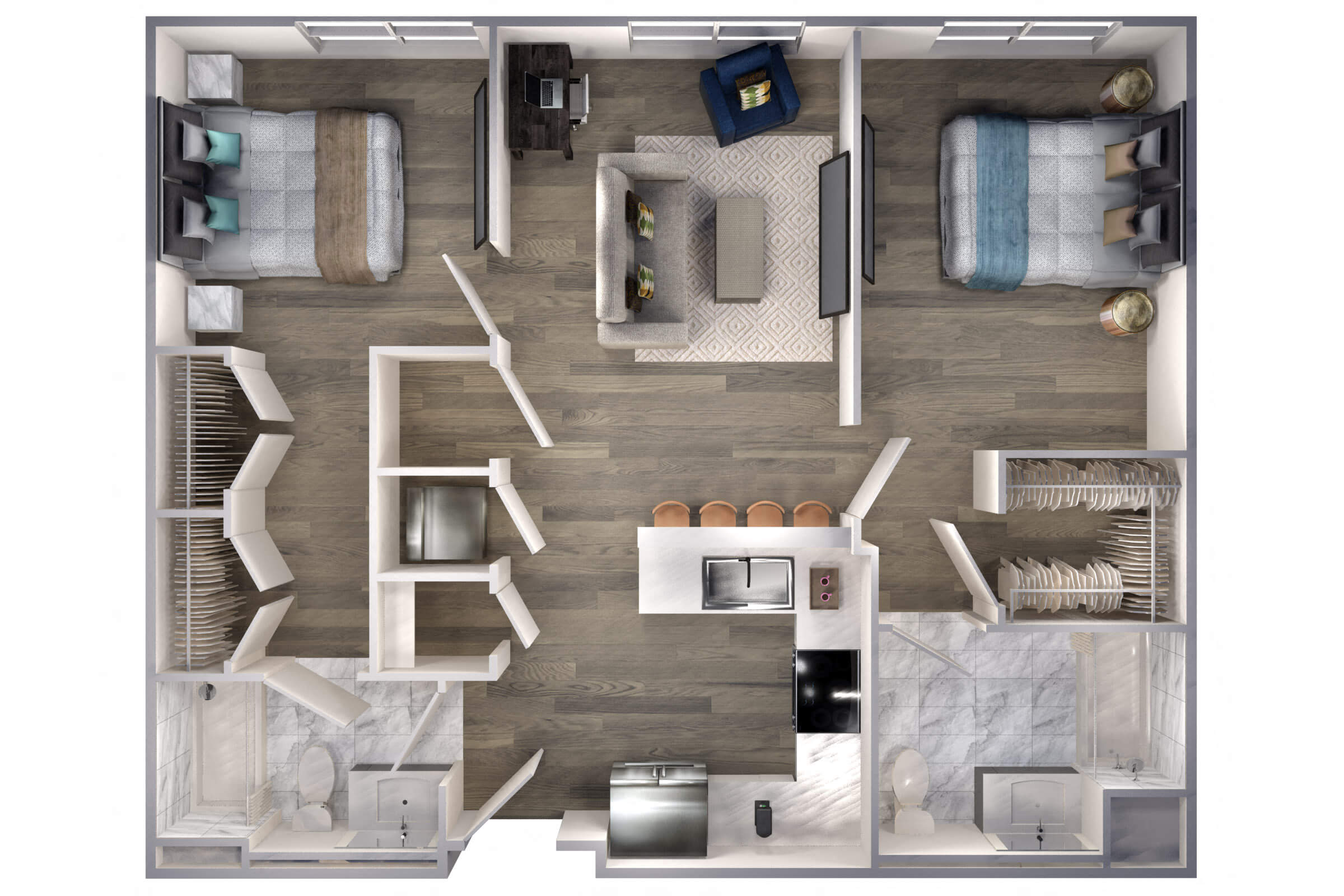 Avenue F | 2 Bed/2 Bath-B6