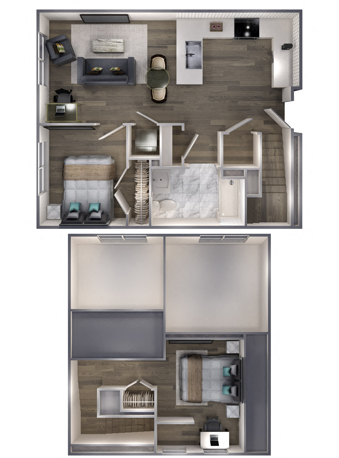 Avenue F | 1 Bed/1 Bath Loft-C3D