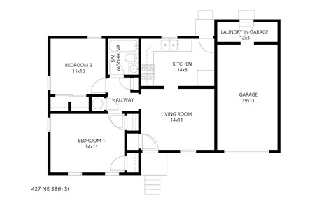 427 NE 38Th St 2 Beds Apartment for Rent