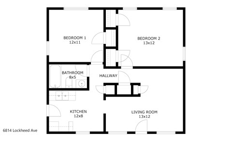 6814 Lockheed Ave 2 Beds Apartment for Rent