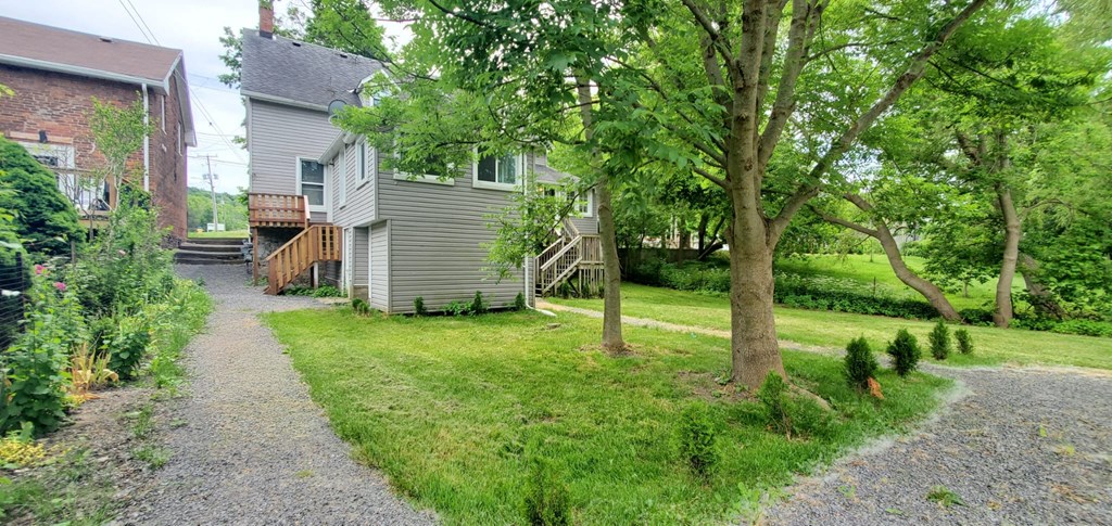 a view of the house from the driveway