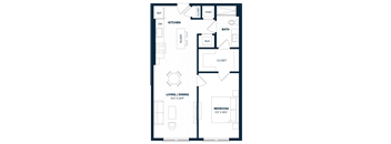 1 Bed 1 Bath-A17-C