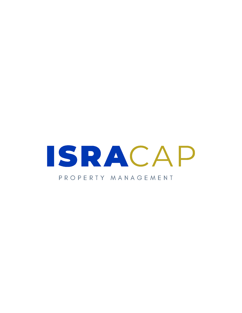 A logo for ISRACAP Property Management is displayed.