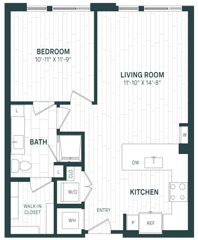 1 Bed/1 Bath-A10U