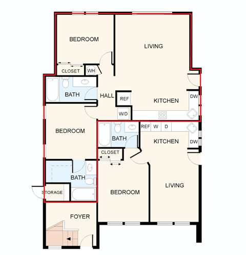 5307 College Oak 1-3 Beds Apartment for Rent - Photo Gallery 6