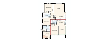 1 Bedroom, 1 Bathroom