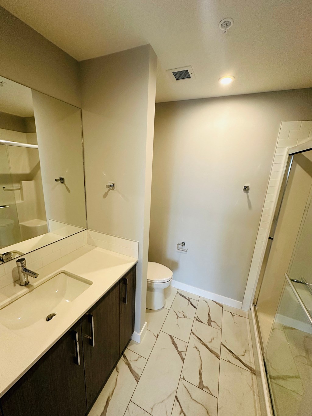 a bathroom with a sink and a toilet