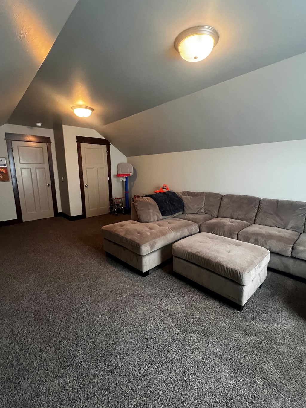 a living room with a couch and a