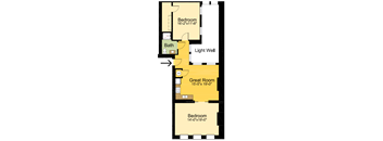 2 Bedrooms – 1 Bathroom