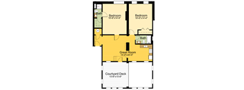 2 Bedrooms – 2 Bathrooms