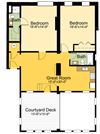 2 Bedrooms – 2 Bathrooms