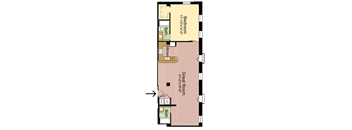 1 Bedroom – 2 Bathrooms