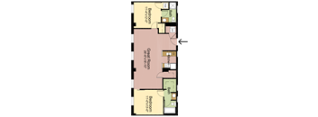 2 Bedrooms – 2 Bathrooms