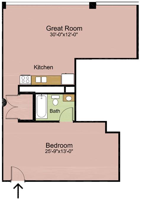 815 West Market Street 1 Bed Condo, Loft for Rent - Photo Gallery 10