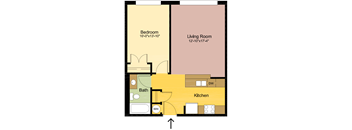 1 Bedroom – 1 Bathroom