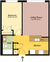 1 Bedroom – 1 Bathroom