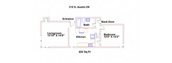 310 S. Austin 1 Bedroom
