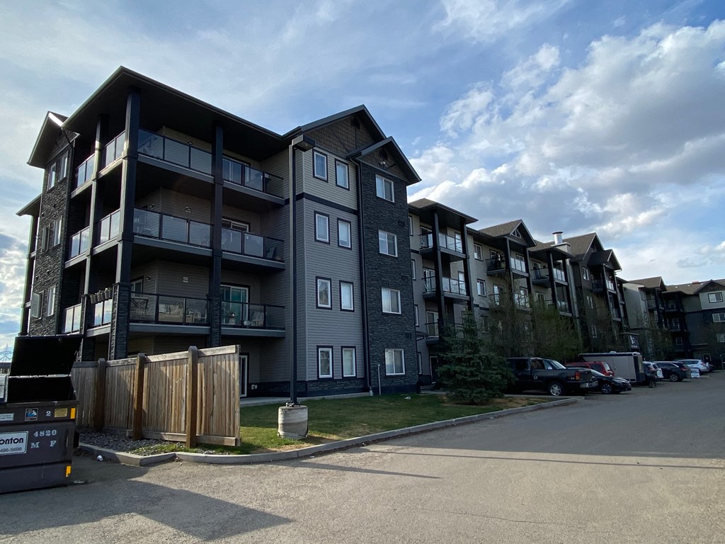 the building where the apartment is located