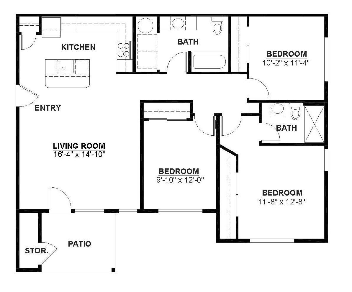 Three Bedroom