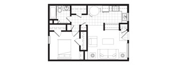 Remodeled One Bedroom