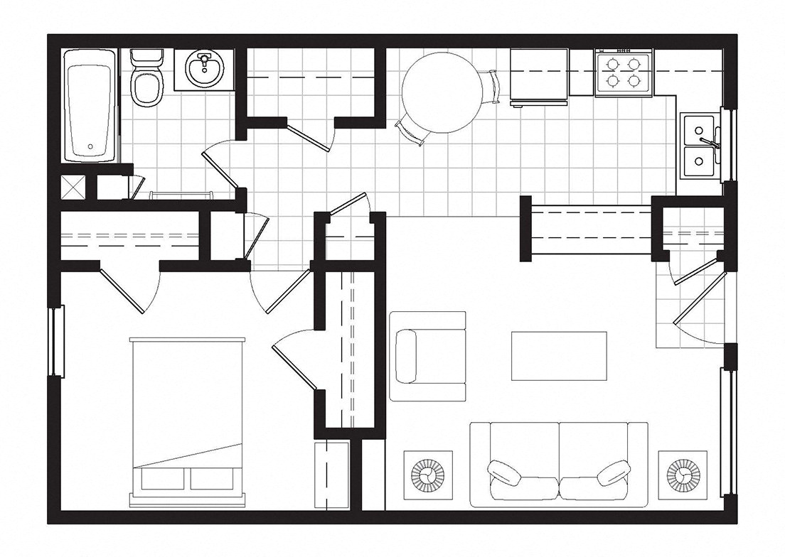 Hacienda Norte One Bedroom - Unfurnished