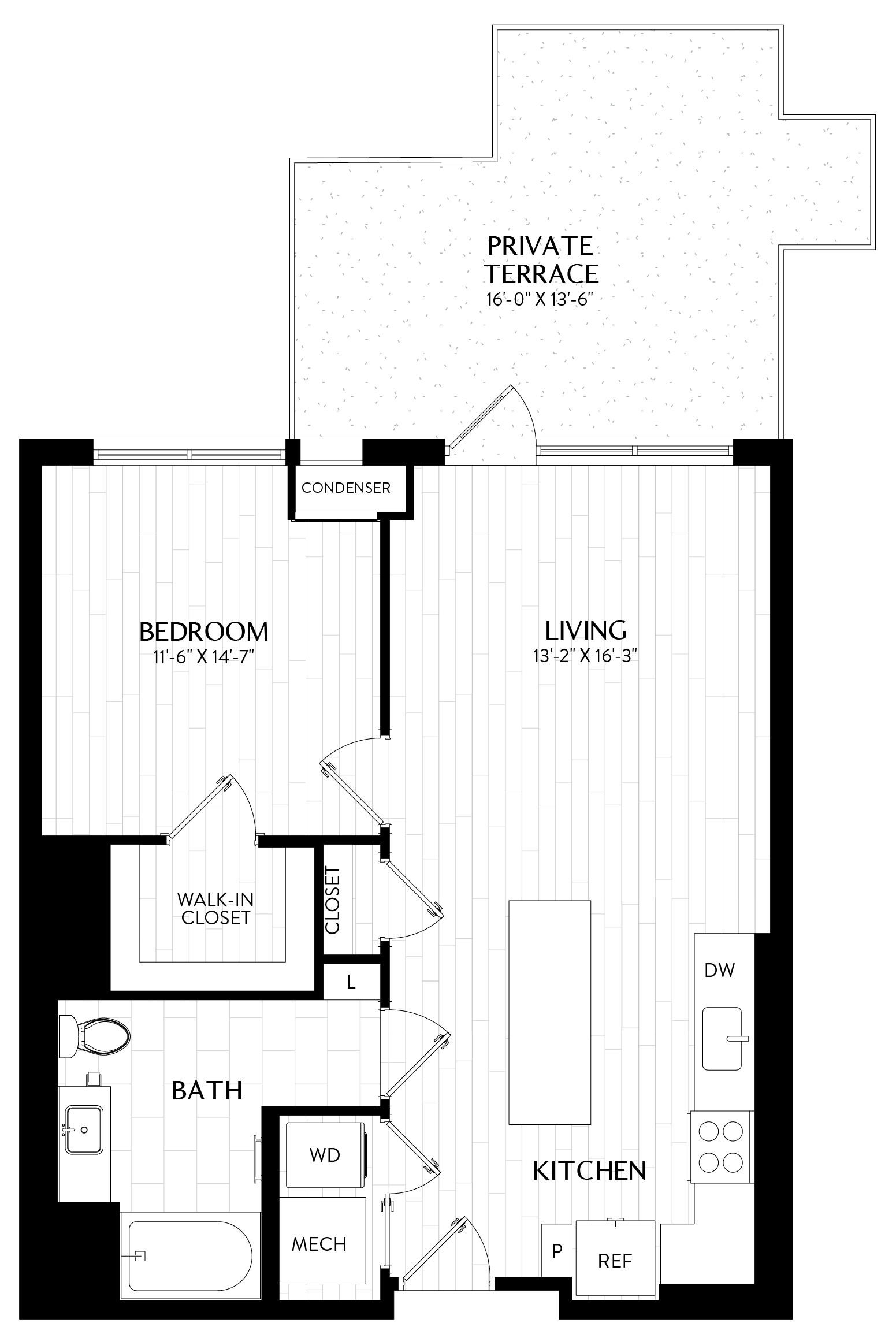 1 Bed/1 Bath-A5M3