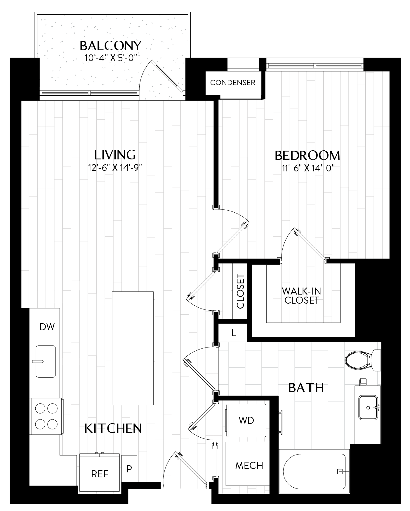 1 Bed/1 Bath-A5M4