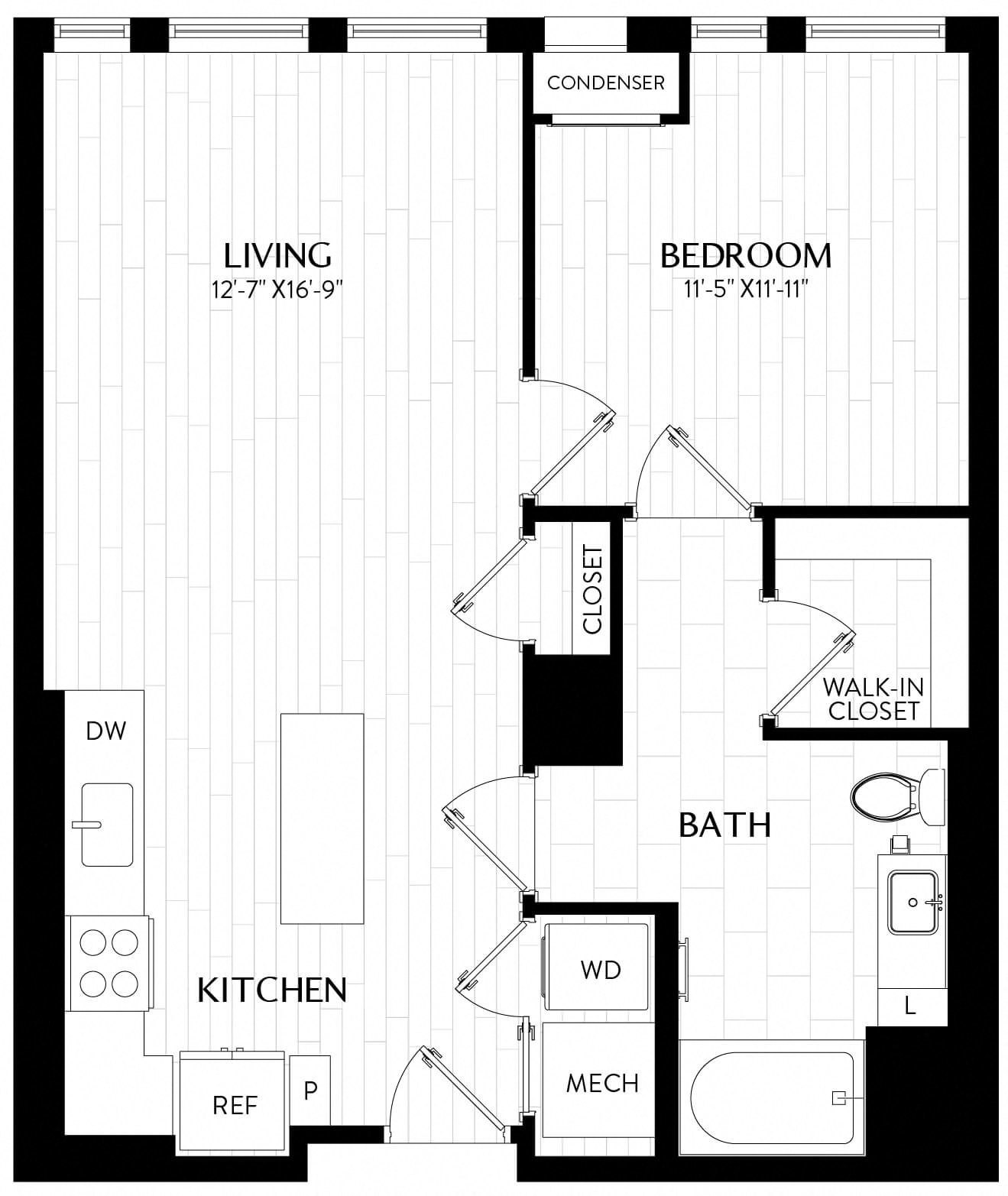 1 Bed/1 Bath-A4M3