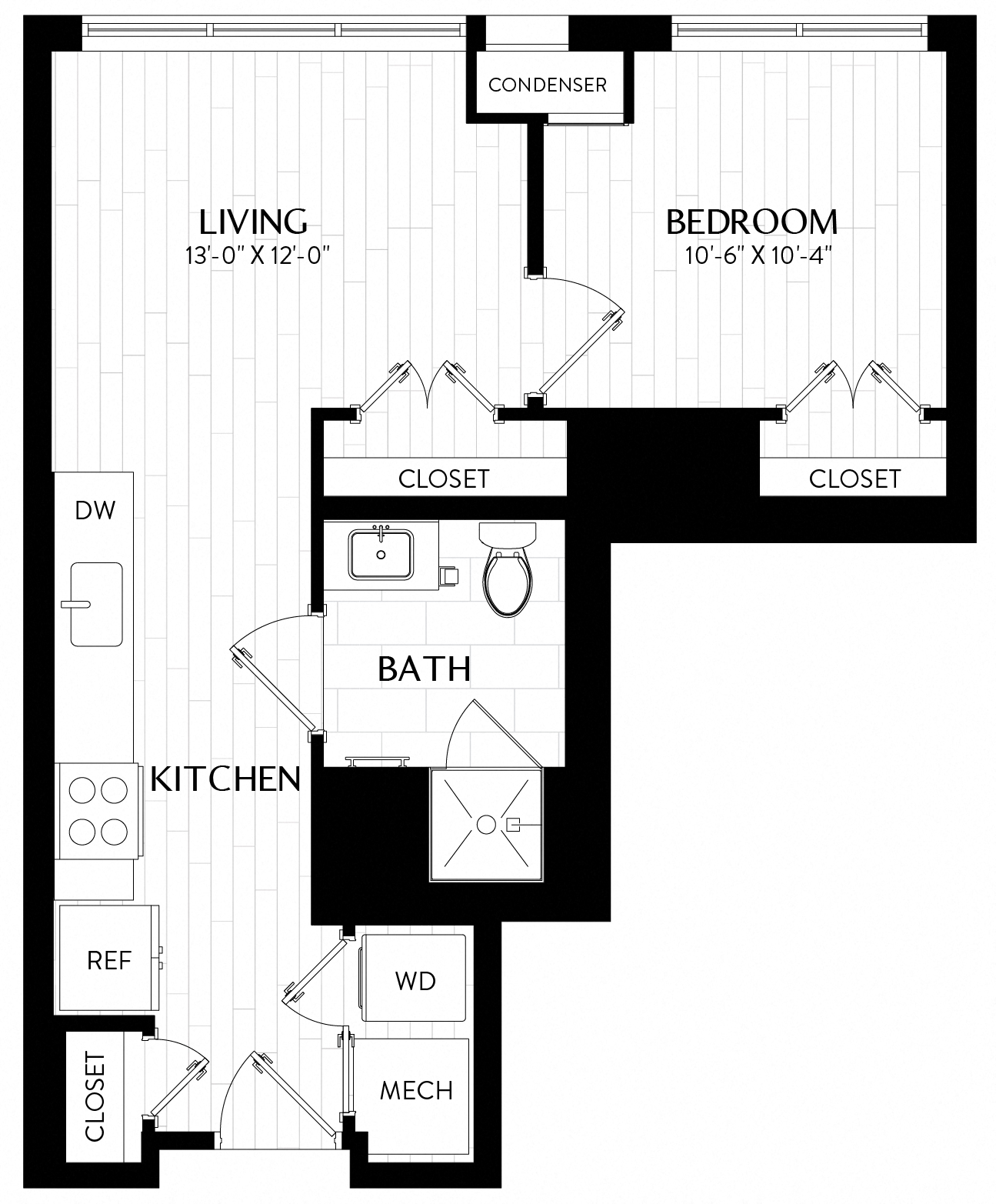 1 Bed/1 Bath-A9M1