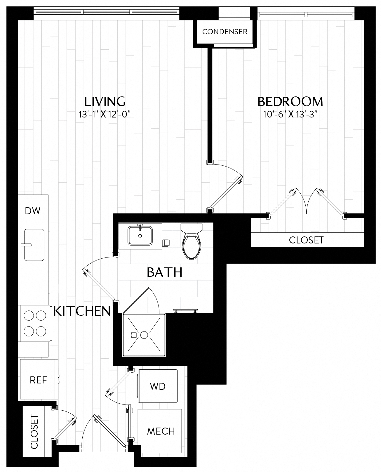 1 Bed/1 Bath-A9M2