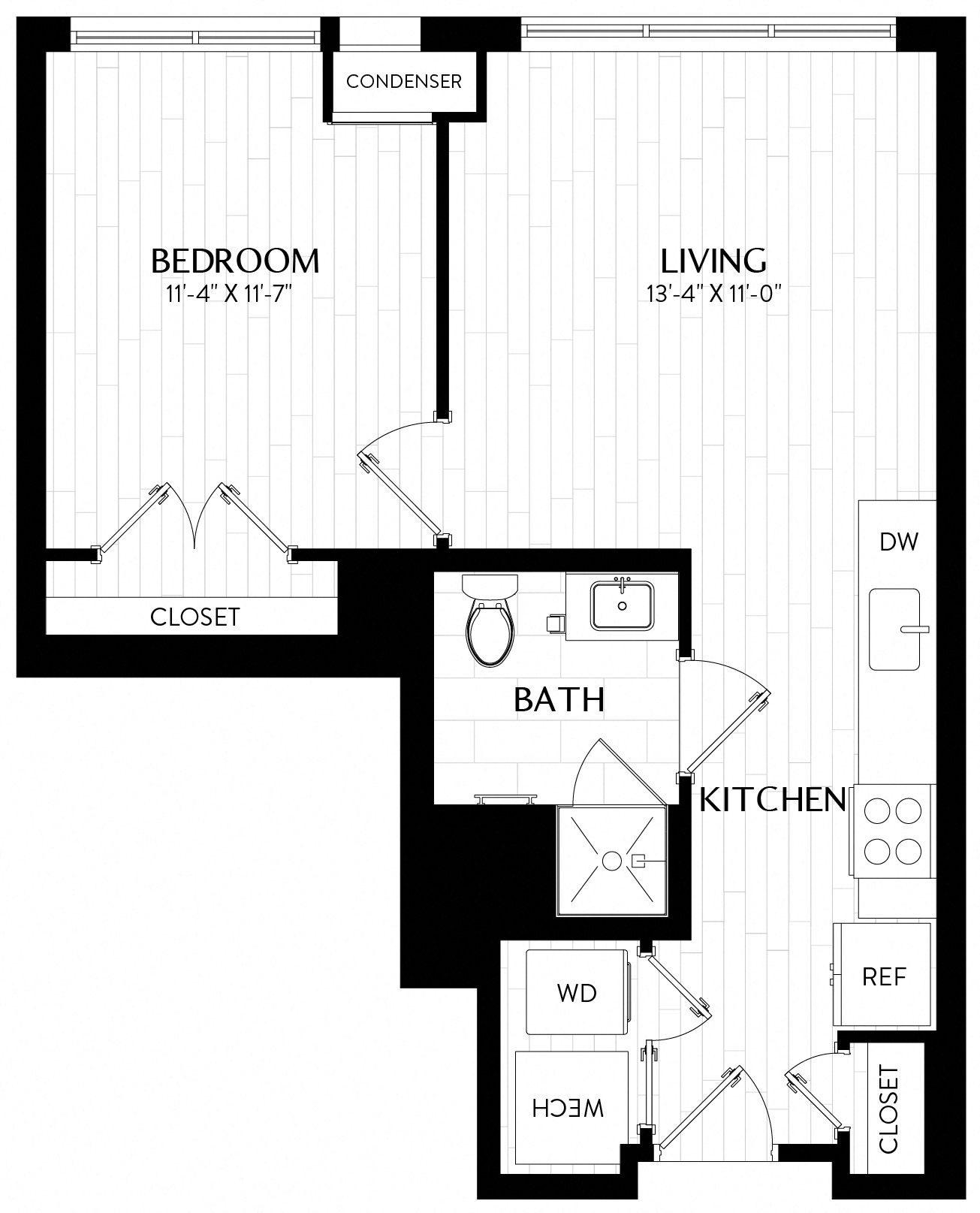 1 Bed/1 Bath-A9M3