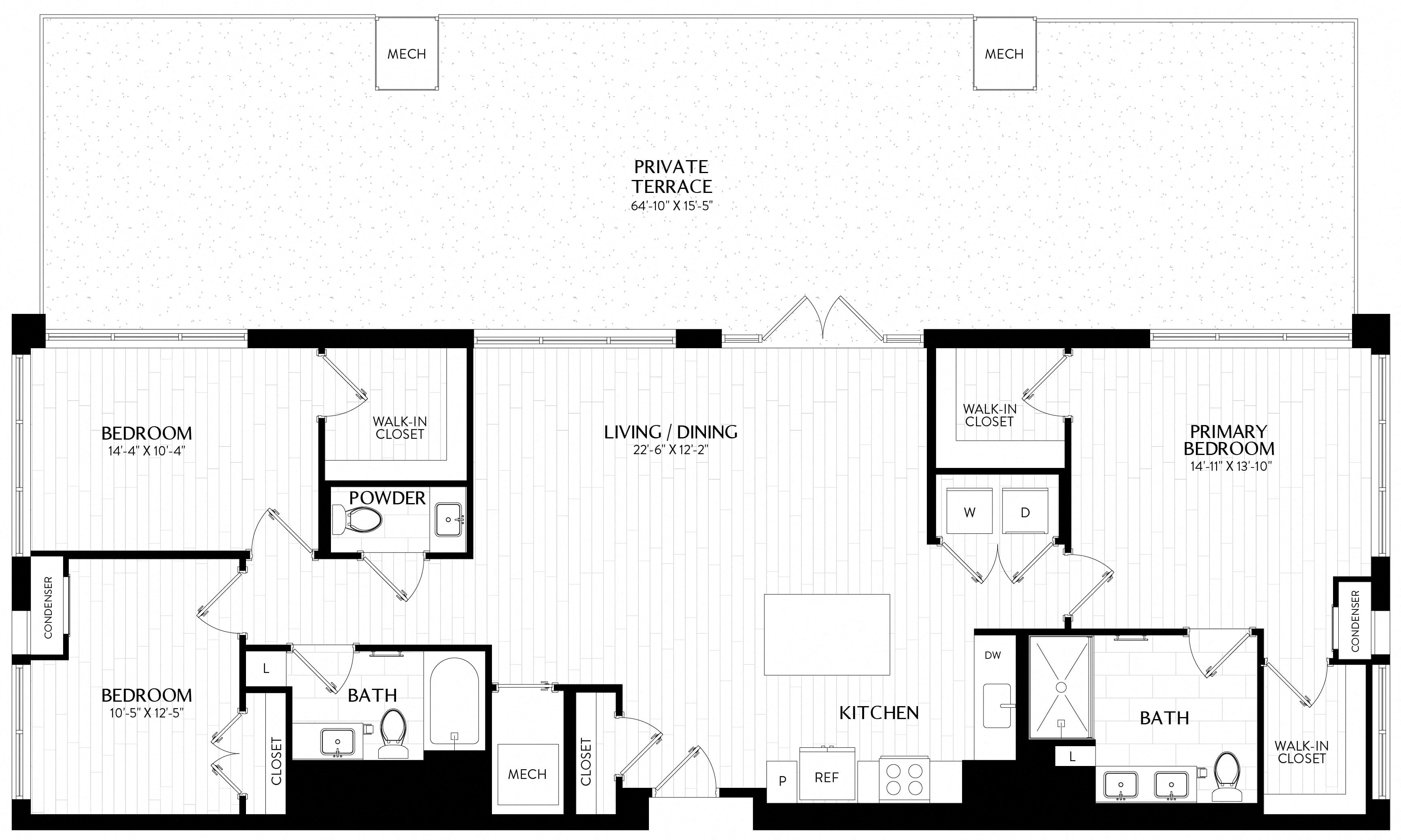 3 Bed/2.5 Bath-D3