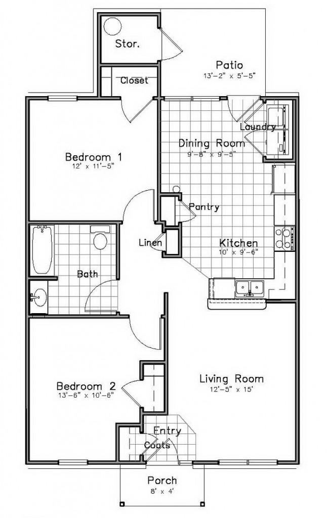 2 Bedroom - Garden