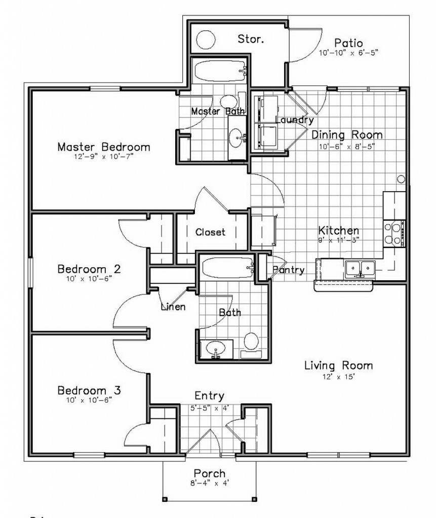 3 Bedroom - Garden