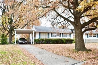 a house with a car parked in front of it