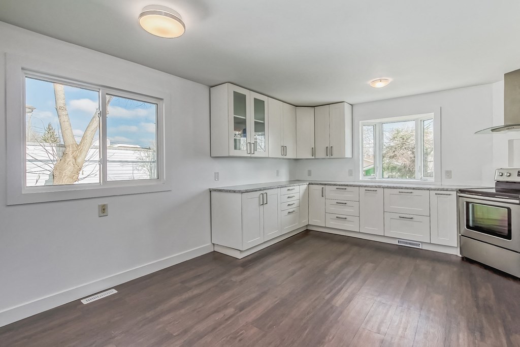 the kitchen is clean and ready for us to use