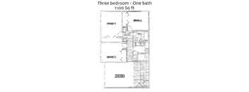 THREE BEDROOM ONE BATH