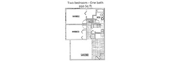 TWO BEDROOM 1 BATH