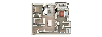 Coloma 2x2 Floor Plan