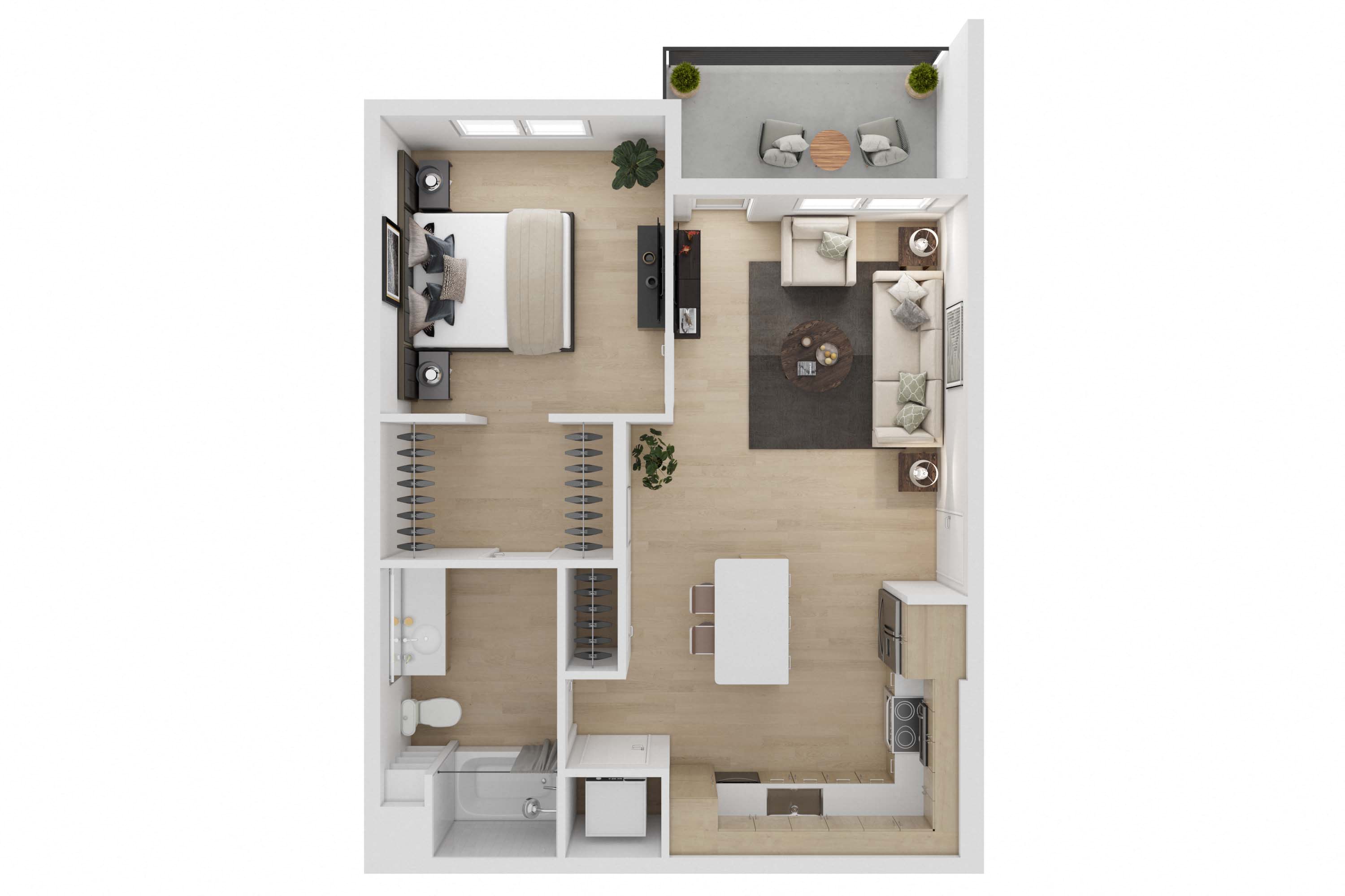 1 bedroom 1 bathroom
