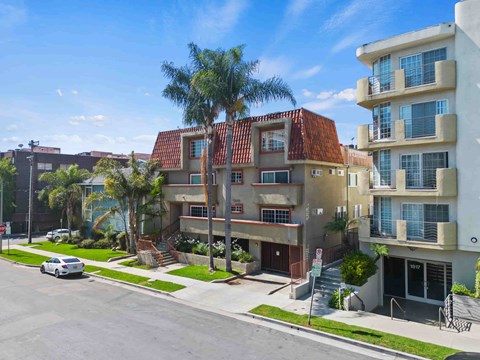 the building where the apartment is located