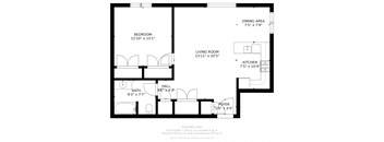 1 Bedroom, 1 Bathroom